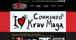 Desktop Screenshot of commandokravmaga.mx
